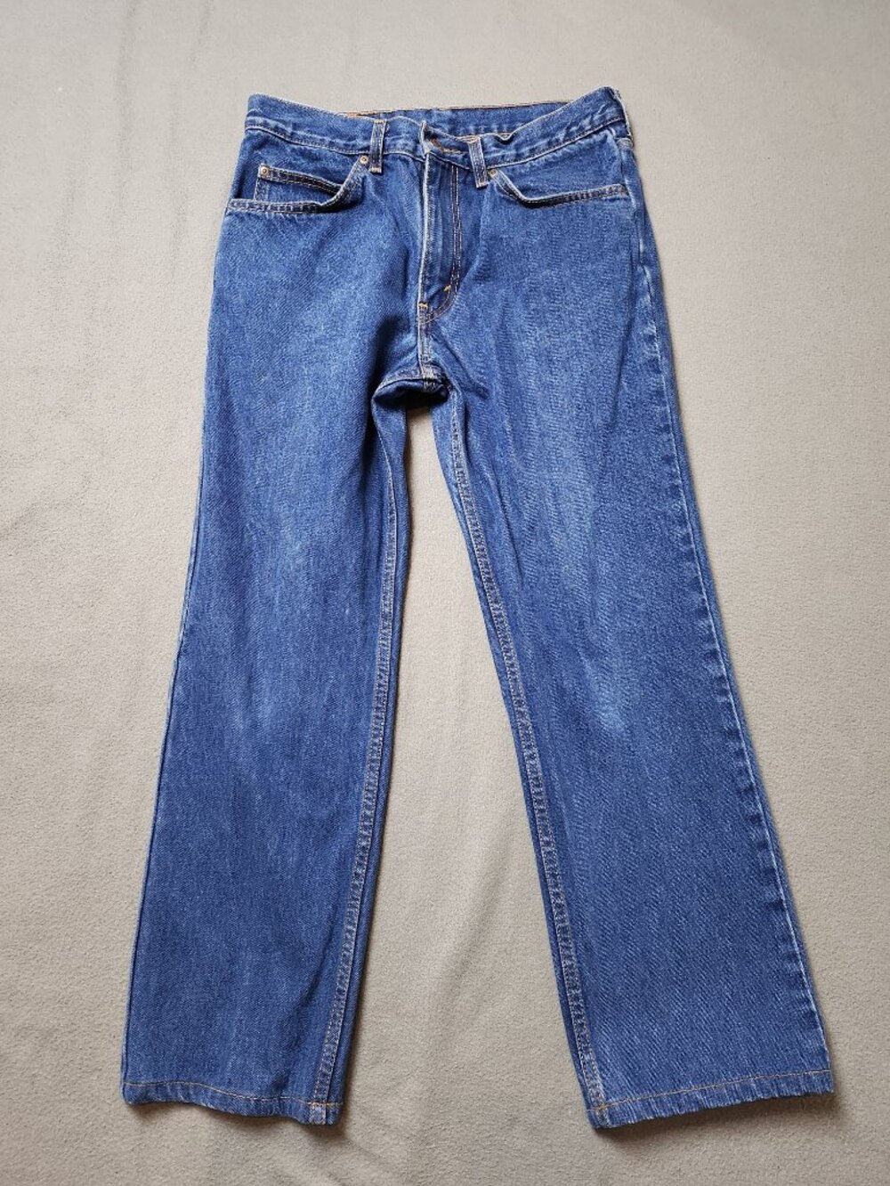 GWG Great Western Garment Co Men's Straight Leg Jeans 33 Blue Denim Y2K 2000s